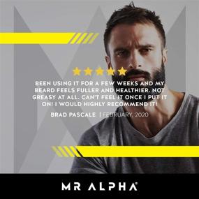 img 2 attached to MR ALPHA Beard Growth Serum - Regrow Thinning Facial Hair with Biotin, Dht Blockers, and Saw Palmetto - 2oz Mustache and Beard Growth Accelerator for Men.