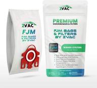 🧹 zvac fjm miele replacement vacuum bags - 10-piece micro-filtration, multi-ply type - 4 hepa-style media filters - high air-cleaning efficiency, snug fit, stay sealed - quick and easy connection логотип