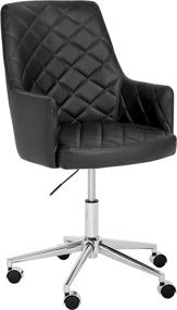 img 1 attached to Sunpan Modern Chase Office Chair Furniture for Home Office Furniture