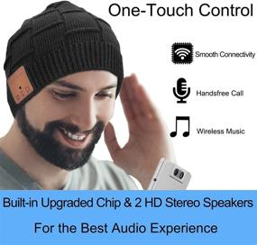 img 1 attached to 🎧 Wireless Beanie Headphones - Unique Tech Gifts and Stocking Stuffer