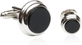 img 3 attached to 🔴 Cuff Daddy Silver Cufflinks: Elevate Your Formal Presentation