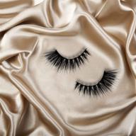 cjp beauty fake eyelashes - peta certified cruelty-free 4d faux mink lashes - handmade, soft, and fluffy - perfect for all makeup looks - non-magnetic - sacé logo