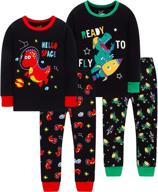 🛏️ boys' pajama christmas sleepwear set - sleepwear & robes for kids logo