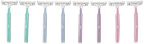 img 3 attached to 🪒 BIC Silky Touch 3 Women's Disposable Razor, Assorted Colors, Pack of 8