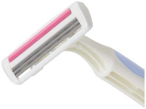 img 2 attached to 🪒 BIC Silky Touch 3 Women's Disposable Razor, Assorted Colors, Pack of 8
