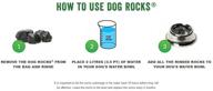 12-pack of dog rocks: natural pet urine lawn spot eliminator - 24 months supply логотип