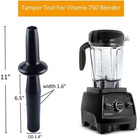 img 1 attached to 🔧 Vitamix Low Profile Tamper for 64-Ounce and 40-Ounce Low Profile Containers