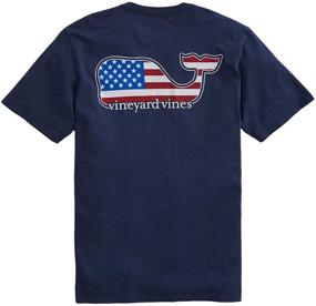 img 2 attached to Vineyard Vines Short Sleeve Americana T Shirt Men's Clothing for T-Shirts & Tanks