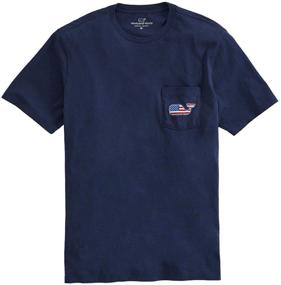 img 1 attached to Vineyard Vines Short Sleeve Americana T Shirt Men's Clothing for T-Shirts & Tanks