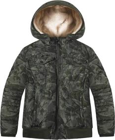 img 3 attached to Stay Warm and Stylish with Boys' Winter Puffer Jackets in Jackets & Coats