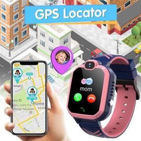 img 1 attached to 📱 Kids Smartwatch Phone for Boys Girls | Two-Way Call, Alarm Clock, SOS | Birthday Gifts for Kids 3-12