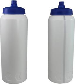 img 4 attached to 🚰 Pinnacle Mercantile 32oz Sports Squirt Water Bottles - Convenient One-Hand Squeeze & Drink Set of 2