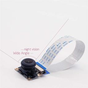 img 3 attached to 📸 Enhance Your Raspberry Pi Experience with KEYESTUDIO Raspberry Pi Camera Module 4B: Night Vision, Focal Adjustable, Wide Angle, 5MP 1080P, and Compatible with All RPI Boards