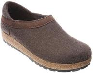 👞 men's charcoal haflinger gzh clog shoes, size 44 - mules & clogs logo