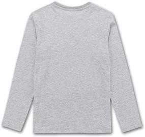 img 3 attached to DEESPACE Long Sleeve Crewneck 3 12Years 11 12Years Girls' Clothing in Tops, Tees & Blouses