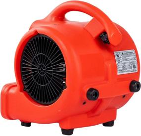 img 1 attached to Powerful MOUNTO Mini Commercial Air Mover Floor Dryer Fan - 1/5hp, 3 Speeds, 800cfm