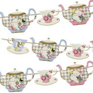 talking tables truly alice hanging teapot bunting (13 ft.) – perfect multicolored decoration for your tea party logo