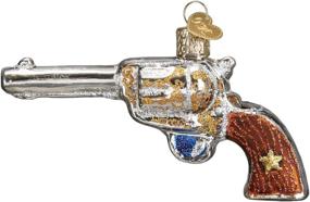 img 2 attached to Western Revolver Old World Christmas Ornaments: 🔫 Gun Collection Glass Blown Ornaments for Christmas Tree