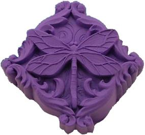 img 3 attached to 🐉 Longzang Dragonfly Art Silicone DIY Handmade Soap Mold (S002) for Crafts