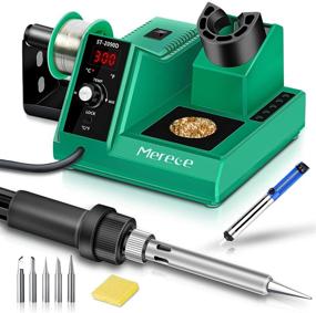 img 4 attached to 🔥 Merece Soldering Station: Adjustable Temperature Range of 176℉ to 896℉ for Efficient Soldering