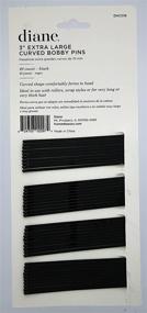 img 1 attached to 📌 Diane Fromm 3'' Curved Jumbo Bob Pins Black - Pack of 40 (DHC018) - Improved SEO-Friendly Product Title!