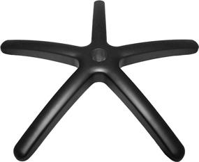 img 3 attached to 🪑 28-Inch Aluminum Black Heavy Duty Replacement Chair Base - S4180-2 for Offices