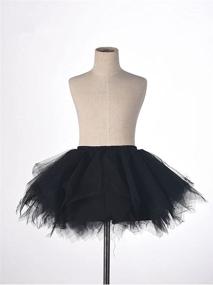 img 1 attached to BIFINI Layered Princess Dresses Halloween Girls' Clothing: Perfect Attire for a Spooky Celebration!