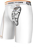 shock doctor compression short small sports & fitness logo
