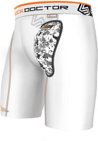 img 2 attached to Shock Doctor Compression Short Small Sports & Fitness