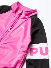 img 1 attached to Набор куртки и брюк PUMA для девочек: стильный и спортивный ансамбль