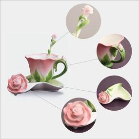 img 2 attached to Exquisite Porcelain Design Pink Beddinginn Crafted Collection: A Must-Have for Elegance and Charm