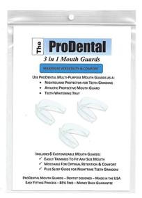 img 4 attached to USA Made Professional Mouth Guard: Customizable Dental Guards for Teeth Grinding, Bruxism & Clenching - 2 Sizes, BPA Free - Also Ideal for Sports & Teeth Whitening