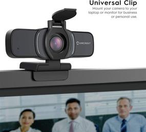 img 1 attached to 🎥 Amcrest AWC201-B 1080P Webcam: High Definition Streaming with Privacy Cover, Microphone, Wide Angle Lens, and Large Sensor for PC Desktop and Laptop