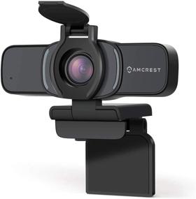 img 4 attached to 🎥 Amcrest AWC201-B 1080P Webcam: High Definition Streaming with Privacy Cover, Microphone, Wide Angle Lens, and Large Sensor for PC Desktop and Laptop