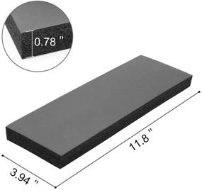 img 3 attached to 🚗 Waterproof Bumper Guard Protector | Self-Adhesive Foam Pad for Parking Vehicle | High Density Garage Wall Protector for Car Door Corner Edge | 11.8"x 3.9"x 0.8" | Kxuhivc