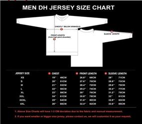 img 2 attached to 🚴 JPOJPO Men's Cycling Jersey MTB T Shirt: Long Sleeve Mountain Bike Motorcycle Clothes with Anti-UV Protection