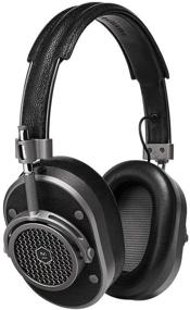 img 4 attached to 🎧 Experience Superior Sound Quality with Master & Dynamic MH40 Over-Ear Headphones - Noise Isolating Studio Headphones with Mic for Recording