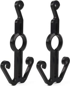img 4 attached to Pack of Two Bike Shoe Holders with Peloton Compatibility, Spinning Shoe Hooks for Peloton Bike, Conveniently Organizes and Stores Peloton Bike Shoes, Spinning Accessories