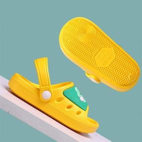 img 1 attached to SMajong Kids Garden Clogs & Mules: 👟 Lightweight Boys' Shoes for Better Comfort and Style