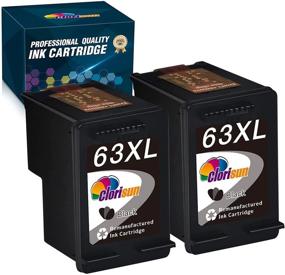 img 4 attached to 🖨️ Clorisun Remanufactured HP 63 63XL Black Ink Cartridges - 2-Pack, Compatible with Officejet 5255, 5258, 5260, 5200, 4650, 3830, 3834, Envy 4520, DeskJet 1110, 1112, 2130, 2134, 3637 Printers