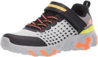 skechers techno strides sneaker charcoal boys' shoes and sneakers logo
