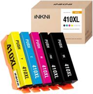 🖨️ premium remanufactured ink cartridge set for epson 410xl - xp-7100, xp-830, xp-640, xp-630, xp-530 printer (5-pack) logo