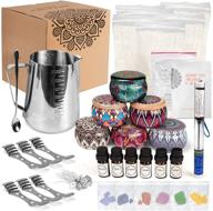 🕯️ jamber candle making supplies: complete diy starter kit with soy wax flakes, fragrance oil, wicks, pigments, jars, thermometer, droppers - ideal for adults and beginners logo