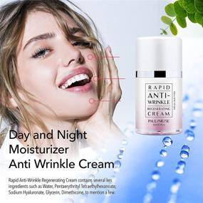 img 3 attached to 💧 Rapid Anti-Wrinkle Regenerating Cream: Hyaluronic Acid-Powered Wrinkle Remover for a Youthful Face - Day and Night Moisturizer for Forehead, Cheeks, and Crow's Feet (30ML / 1 FL OZ)