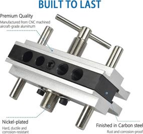 img 1 attached to 🔧 Woodworking Joints Tools: Self-Centering Doweling Jig Kit with 6 Drill Sleeves & Drill Guide Bushings Set - Ideal for DIY Projects