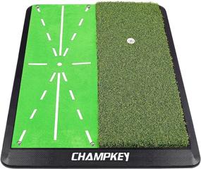 img 4 attached to CHAMPKEY Dual Turf Hitting Synthetic Training