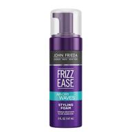 💆 john frieda dream curls styling foam - frizz control for curly/wavy hair, 5 oz. logo