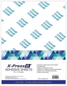 img 1 attached to 🔖 COPIC Adhesive Sheet 8.5X11 Inches (25 Sheets) - Versatile Crafting Solution