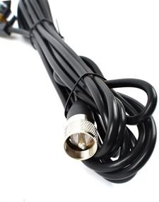 img 3 attached to HYS TCJ-N1 Hole Mount with 13' RG-58 Coax Cable NMO to PL259 - Ideal for All NMO VHF/UHF/CB Radio Antenna