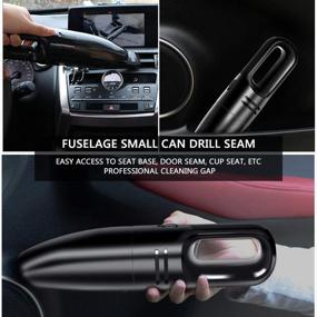 img 1 attached to 🧹 Powerful Cordless Handheld Car Vacuum Cleaner - Long Lasting Battery, 6Kpa Cyclonic Suction, Pet Hair & Household Dust Cleaning